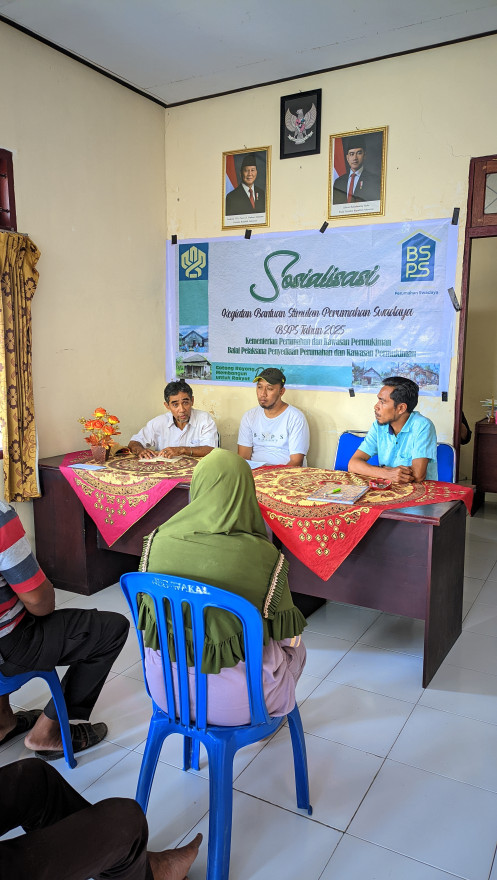 Sosialisasi Kegiatan Bantuan Stimulan Perumahan Swadaya